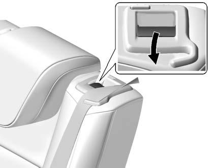 The seat cushion must be tilted forward before the seatback is folded down. Otherwise, the seatback will not fold down properly.