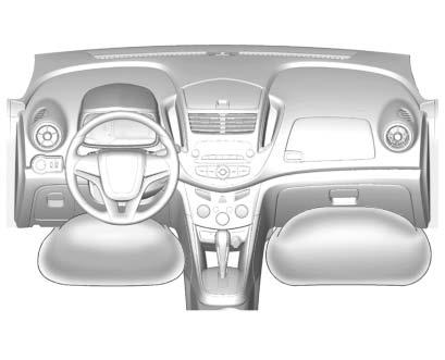3-26 Seats and Restraints Where Are the Airbags? (Canada) The driver frontal airbag is in the center of the steering wheel.