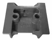 CH153898 Lower idler support for 90 series heads, cast. Replaces John Deere number H153898. CH151211 Gathering chain guide for 90 series heads, cast. Replaces John Deere numbers H151211 & H146158.