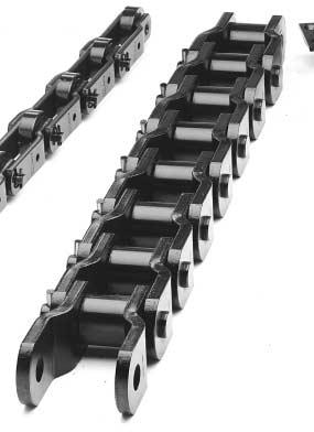 ENGINEERED STEEL Designed to give you superior performance, even under the most punishing conditions Rugged, all-steel Rex and Link-Belt drive chains are built to perform at levels other drive chains