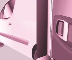 Access 22 Sliding side door From the outside Pull the handle towards you then towards the rear and open the side door, guiding the rearward movement to beyond the point of resistance to hold it open.