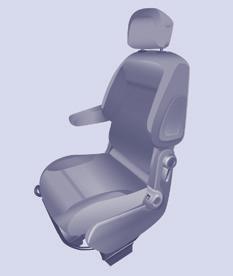 Seats 74 Forwards/backwards Lift the bar and slide the seat forwards or backwards. Seat height (driver) To raise the seat, pull the handle upwards then take your weight off the seat cushion.