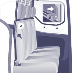 Practical information 82 Crew cab Bench seat The crew cab consists of a 3-seat bench, located in row 2, the one-piece back of which is in unit