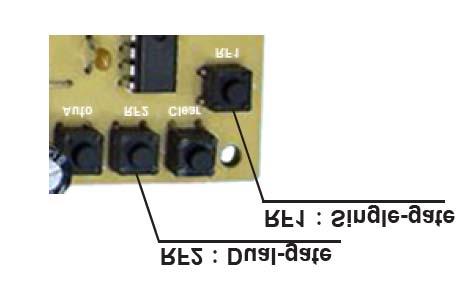 Programiranje daljinca: Uporabljajte rdeči (A) gumb za programiranje. Drugi gumb se uporablja za druge sisteme, n.pr.za pešce ali za odpretje garažnih vrat. Daljinec za dvokrilna vrata: 1.