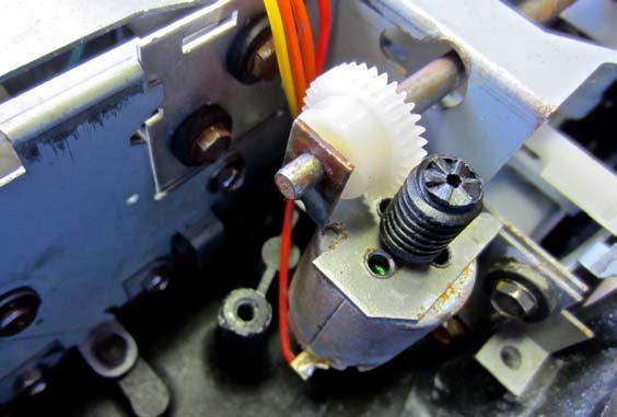 Note: I used a #9 (0.196 ) drill bit to clean the flashing out of the hole through the larger gear and a #45 (0.