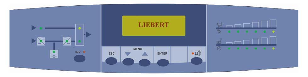 User Manual Liebert Hipulse E Chapter 8 - Operating Instructions Operator Control and Display Panel 8 Chapter 8 - Operator Control and Display Panel 8.