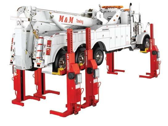 faster and easier than anyone else. Rotary s NEW MACH FLEX lifts powered by Red Fire are the industry s ultimate mobile column lifting system.