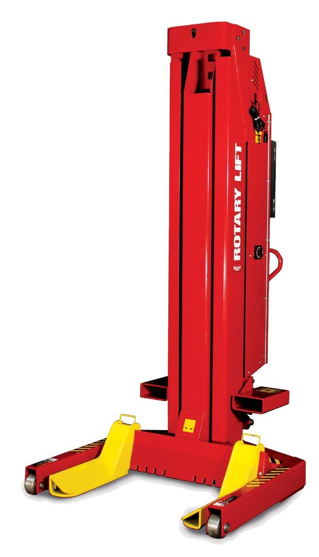 HEAVY DUTY MACH WIRED COLUMNS 13,000 lbs. CAPACITIES MCH13 WIRED MOBILE COLUMN LIFT 13,000 LBS.