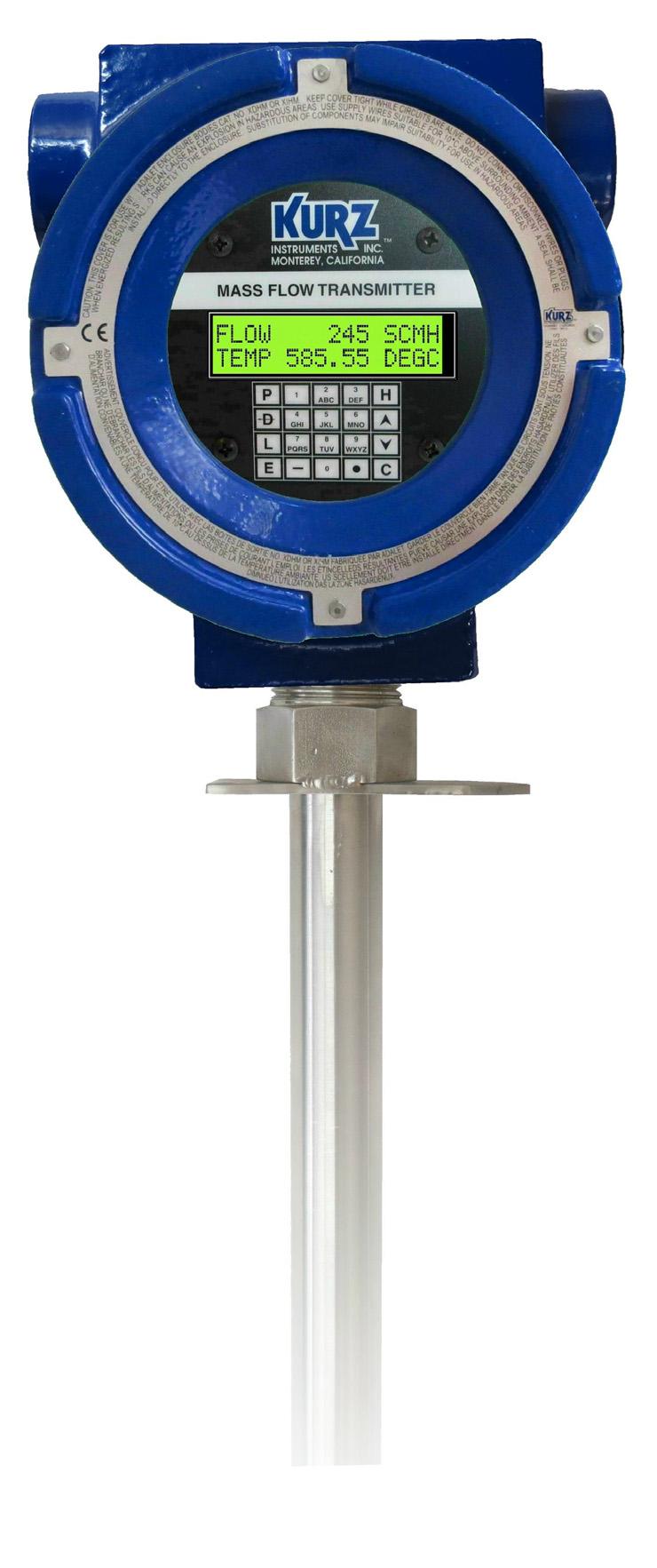 Complex Technology Made Simple Insertion Flow Meter SERIES 454FTB-WGF TECHNICL SPECIFICTIONS The Kurz WGF single point insertion flow meter for wet gas environments includes the qualities and