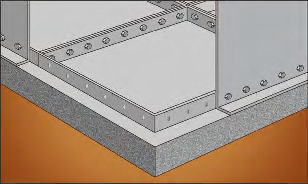SITE REQUIREMENTS - BASE REQUIREMENTS Foundation/Plinth Options: The foundation should be flat, level, free from local irregularities and not vary more than 2mm in any 1 metre or a total of 6mm in