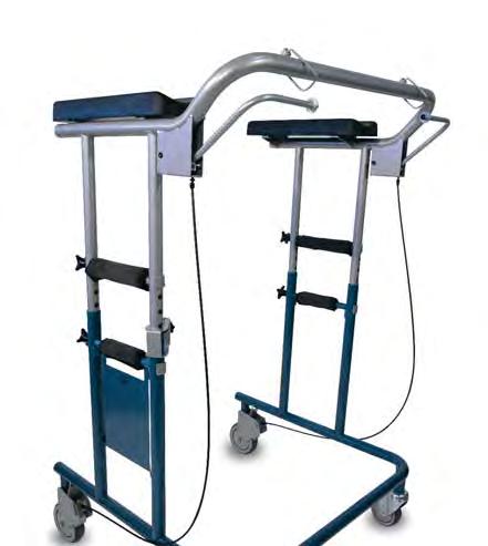 Bariatric Walker - Stand Tall Heavy duty powder coated steel frame Height adjustable 1000-1300mm Low level handgrips to assist the user