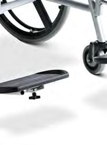 Side/width adjustable polyurethane moulded footrests, 100kg capacity