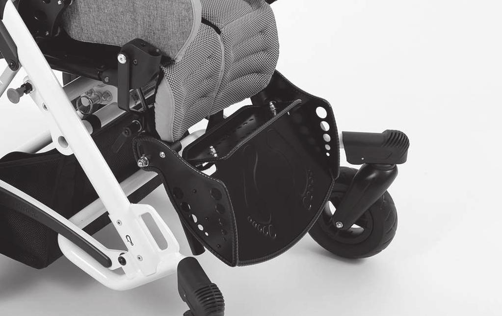 23 6.3 Additional options 6.3.1 Headrests The seat of the rehab buggy can be equipped with headrests that provide additional support for certain indications. 6.3.1.1 Headrest supports In this option (see fig.