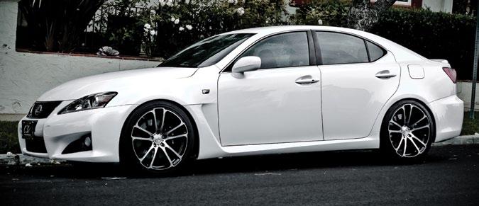 5 x 20 10 x 20 Lexus IS-F with 20 staggered c882 in