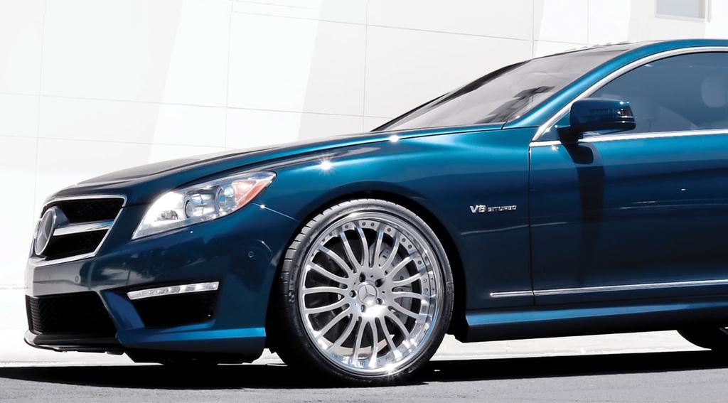Mercedes CL63 with 21 staggered c759 in liquid silver c759 forged CEC s c759 is a two-piece forged wheel,
