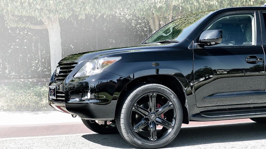 Lexus LX570 with 22 c826 in gloss black c826 CEC s iconic c826 wheel provides a clean, minimalist design that never goes out of style.