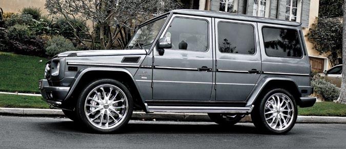 AVAILABLE FINISHES Mercedes G55 with 22 c863 in