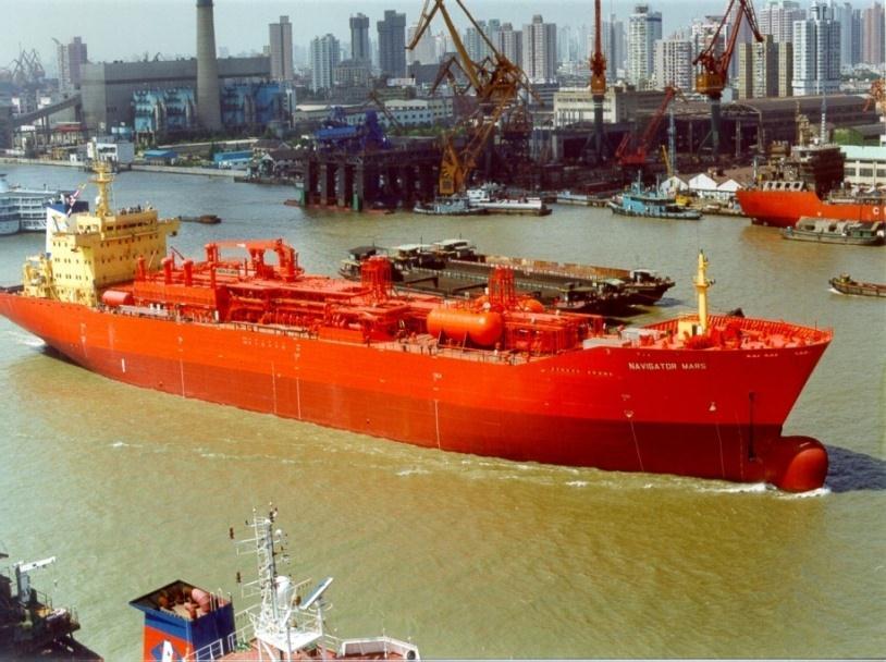 5 x 22,000 m 3 LEG carrier: Owner: Navigator Gas Yard: CSS Shanghai Jiangnan Changxing Heavy