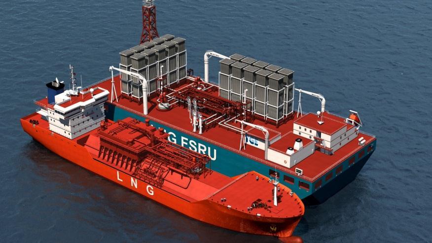 Small scale LNG-FSRU Required storage capacities for isolated energy centres much smaller than existing LNG carriers ( conversions not economical) Floating solutions faster to implement Barge