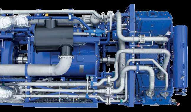 The NEA Seismic Air Power System (NEA SAPS) consists of a screw compressor and a V-type, three-stage, two-cylinder reciprocating compressor.