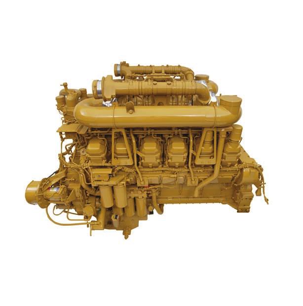 Power Train Engine The Cat 3512C HD engine delivers high power and reliability.