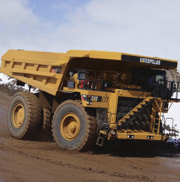 Caterpillar Brake System Superior control gives the operator confidence to focus on productivity.