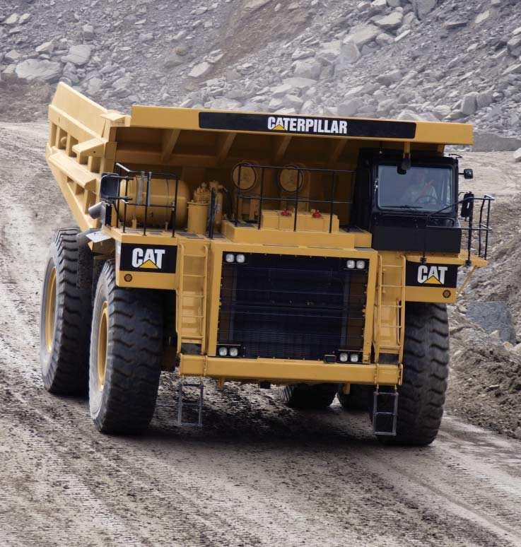 Cat Brake System Reliable braking with superior control gives the operator the conidence to focus on productivity.