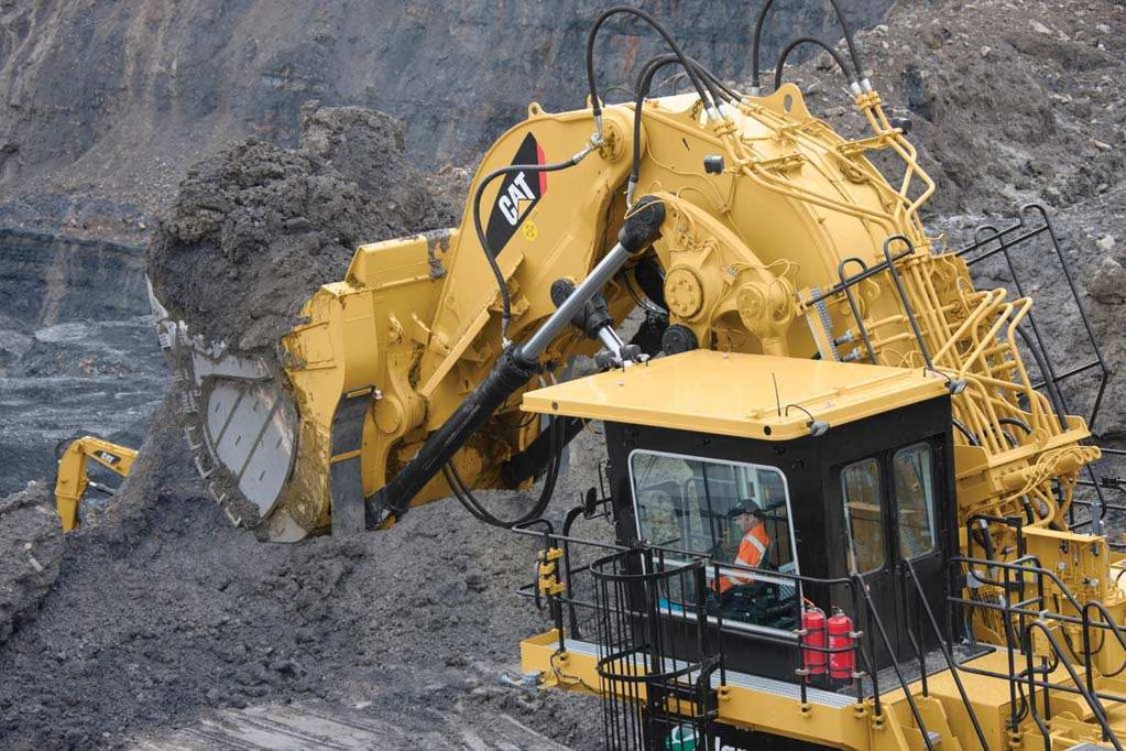 Whether you equip your hydraulic shovel in backhoe or front shovel coniguration, extended performance in the harsh mining conditions you face daily is accomplished through selection of high-strength