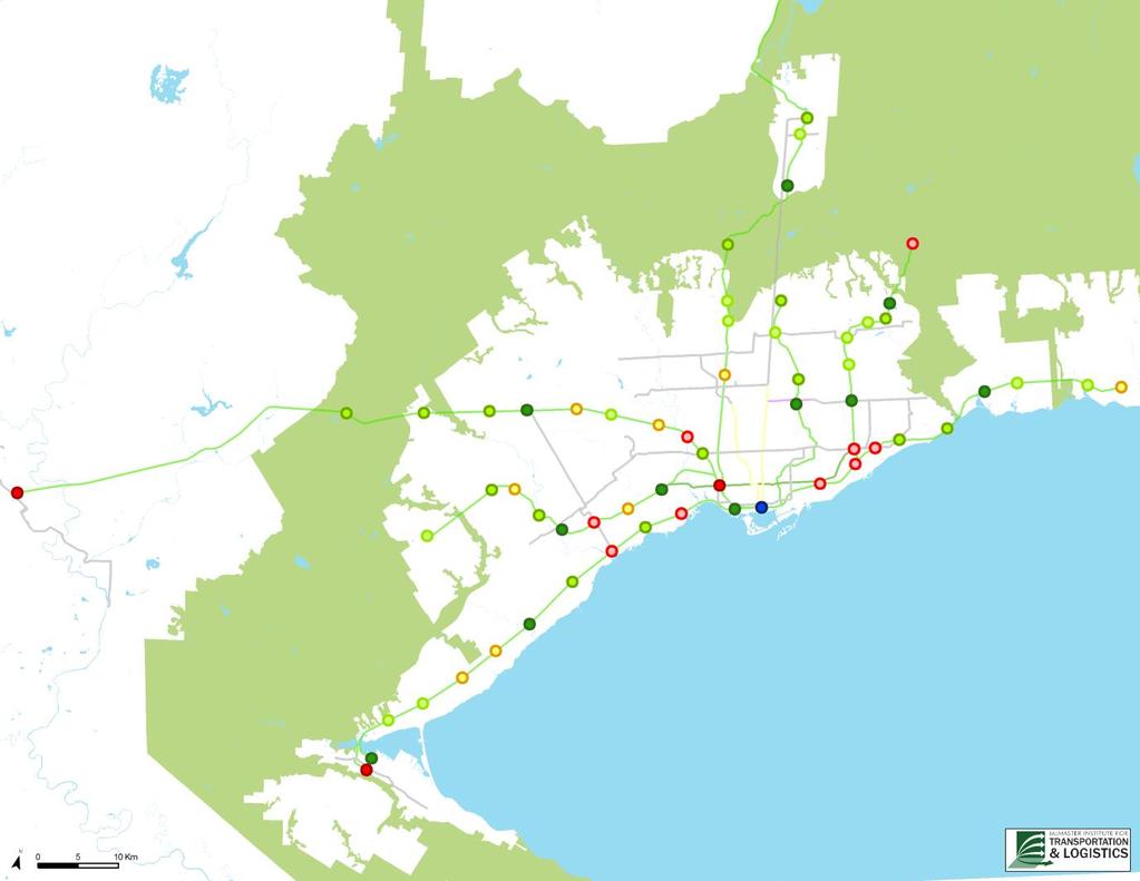 GO Transit Lines Need to make a map GO Transit operates a large network of CRT lines in the Greater Golden Horseshoe.