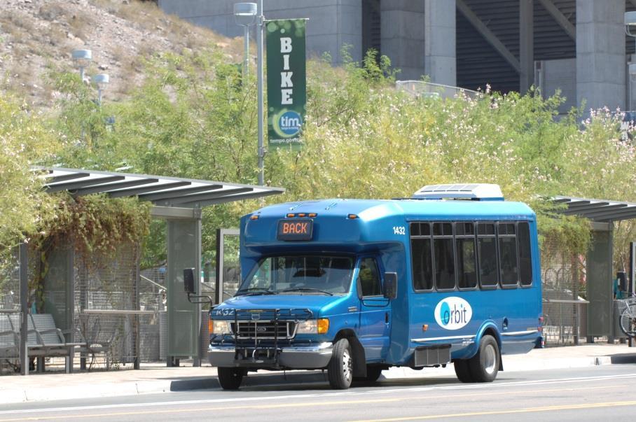 Transit System Facts 15 arterial bus routes 5 neighborhood circulator
