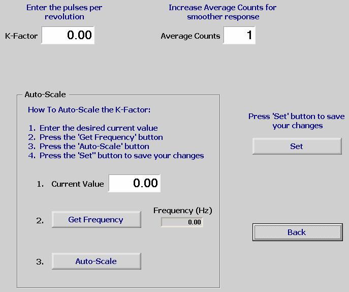 Click the Get Frequency button. 3. Click the Auto-Scale button. Figure 5-