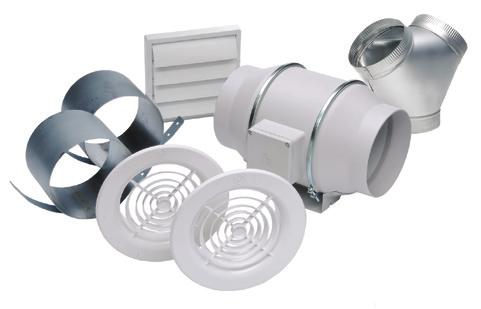 The TD-MIXVENT fan kit is the ideal solution for any simple in-line ducted fan installation. All TD kits have standard 7-year warranty.