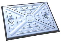 ???? 50 series- Inspection Covers Features: Pressed pattern lid, underbraced where required to meet stated load ratings. Lids are set into a single or double seal 25mm deep frame section.