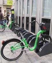 Station: PIU is used at the metered parking area. The anchors are placed into the holders on the front wheel.