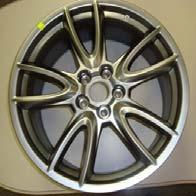5" Premium Painted Luster Nickel Aluminum Wheel Optional on GT