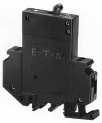 Thermal-Magnetic Circuit Breaker 0-T.. Description One, two and three pole thermal-magnetic circuit breakers with trip-free mechanism and toggle actuation (S-type TM CBE to EN 60934/IEC 934).