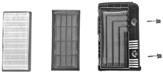 Open the Air Filter Housing Door to expose the plastic Inner Screen and paper Air Filter Element (Figure 19). 3. Clean the Inner Screen with soap and water and dry it off. 4.