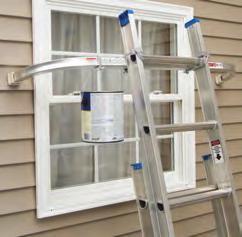 Easily attaches to Werner fiberglass and aluminum extension ladders to level ladder on uneven surfaces. Automatically adjusts up to 8-1/2". Easily levels and locks securely in place.