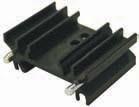 EXTRUDED Clip-on assembly except for mfg. part no. MC33278 which has twisted vane fins and accepts two devices Heat sink clips available on page 2382. TO-220/TO-126 & SOT-23 PKG.