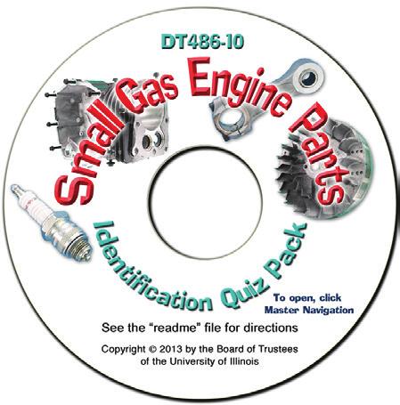00 This instructional resource provides an introduction to small gas engine parts.