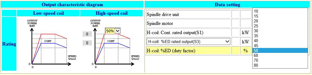 H-coil: Specified time for STR from the pull-down.