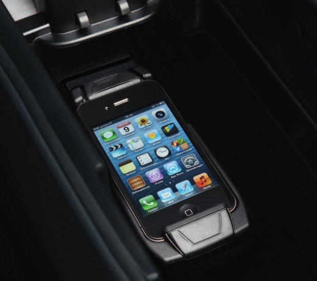 02 Mobile-phone holders When it comes to selecting a mobile phone for your Mercedes-Benz, you ve never had so much choice. One click is all it takes to replace the mobile-phone holder.