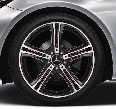 1602 7X48 (black, high-sheen with Mercedes Sport lettering) Option for rear axle: Wheel: 8.