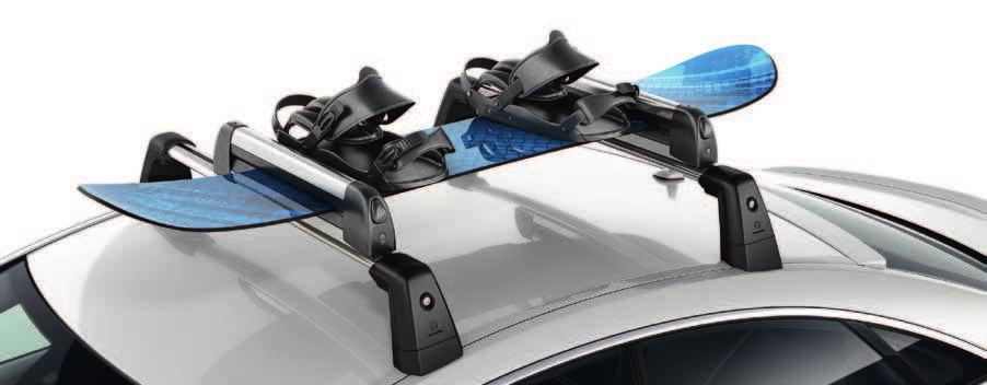 02 New Alustyle ski and snowboard rack Standard Designed to be attached to your
