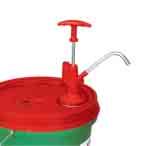 Rieke adaptor is used on containers with plastic Rieke spout.