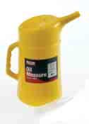 Oil Measure 305264 Suitable for use with non-corrosive liquids With detachable fl exible spout for easy pouring Capacity 5 litres Oil Measure