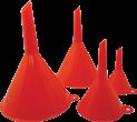 Industrial Funnels Made of flexible, durable, spark-proof, dent-proof, rust-proof, clear  Supplied