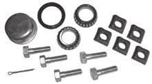 Hub Parts Kits (continued) 466K Includes 488K Includes 496K Includes ody 466K 467K 478K 483K 483KEZ 6 Cone Nut #26 1 Cotter Pin #34009 1 earing #67048 1 earing #LM01349 1 Seal #91200 1 Cap #81604