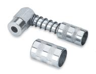 Slight pushing action snaps Jaws onto fittings Small outside diameter permits easy contact with recessed Fittings Knurled Body and easy flats for easy Installation and Removal Zinc Plated for Maximum