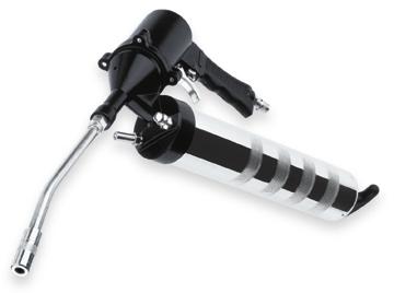 LX-1160 Grease Guns LX-1160, Deluxe, Air Operated Grease Gun Ergonomically Designed and Perfectly Balanced for Comfort Convenience of One-hand operation for easy Greasing Heavy-duty, Die Cast Head